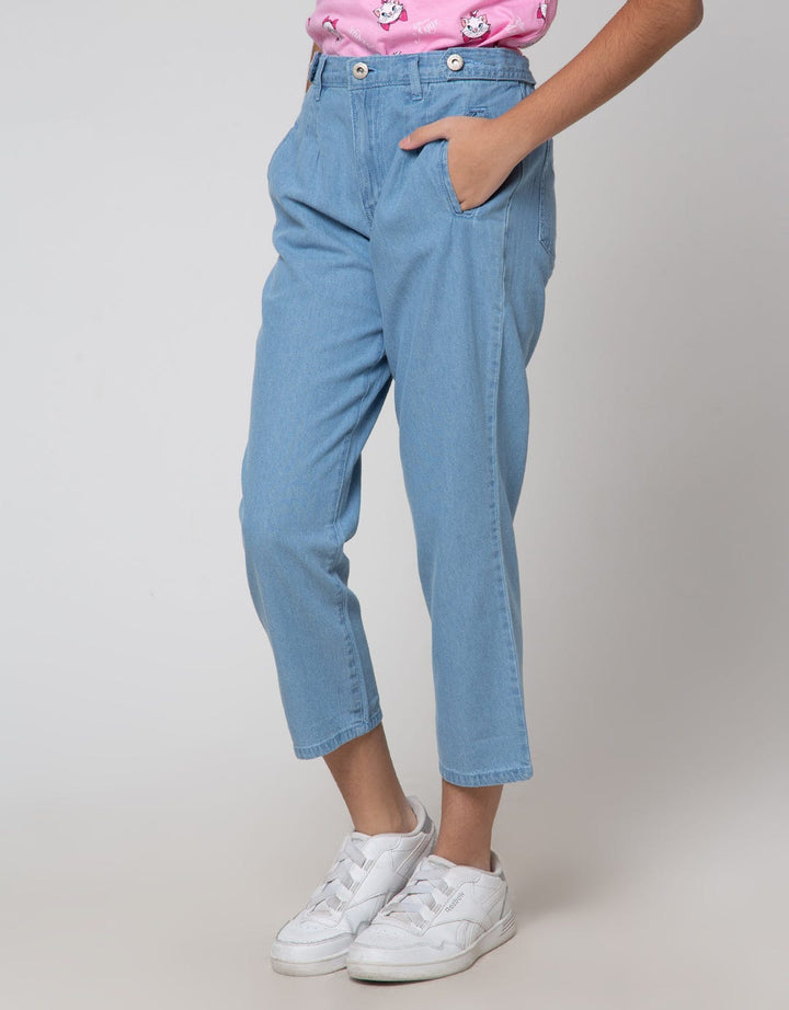 Nevada Denim Long Pants Regular Button Pocket