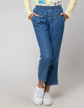 Nevada Denim Long Pants Regular Buttons Flap Pockets