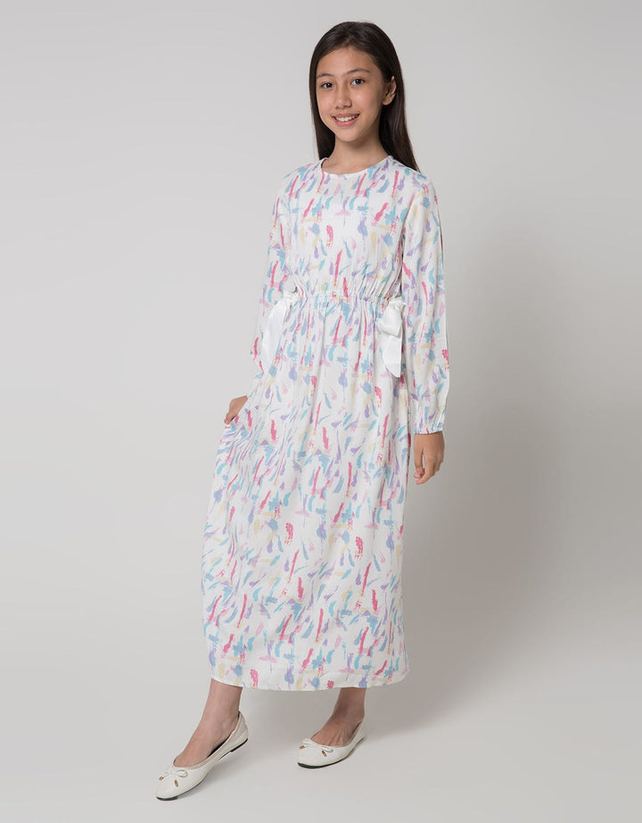 Nevada Long Sleeve Maxi Dress Raycel Full Print