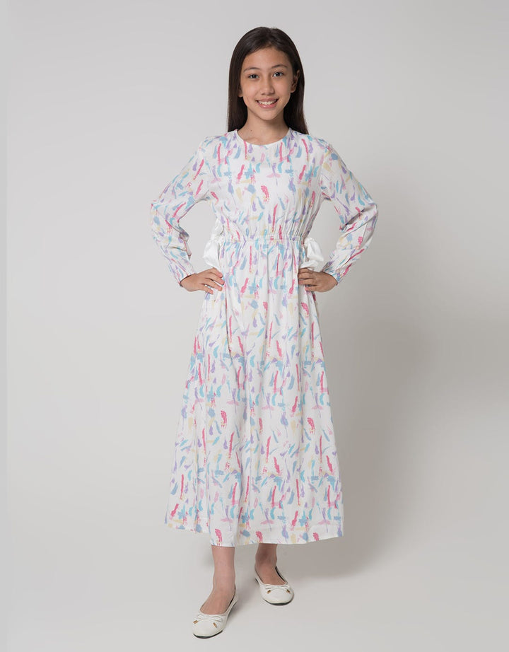 Nevada Long Sleeve Maxi Dress Raycel Full Print