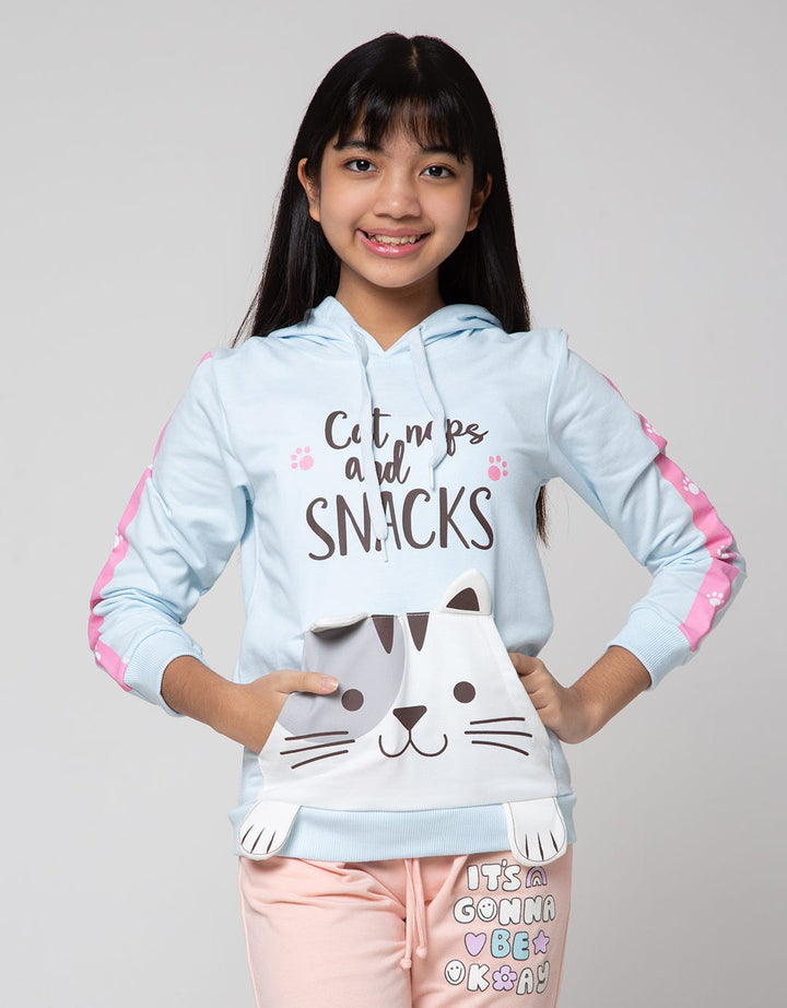 Nevada Live Cat Sweater Anak Perempuan