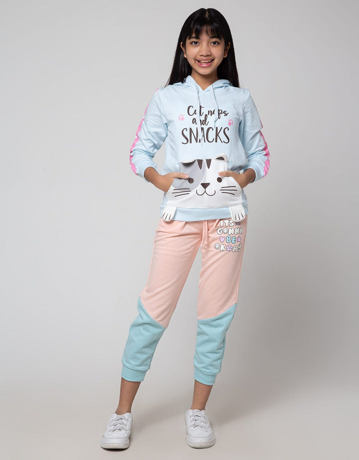 Nevada Live Cat Sweater Anak Perempuan