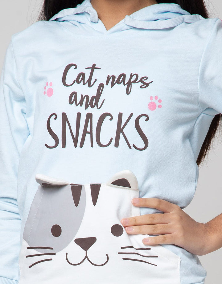 Nevada Live Cat Sweater Anak Perempuan