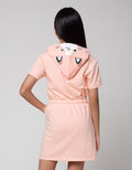 Nevada Cat Face Midi Dress Anak Perempuan
