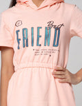 Nevada Cat Face Midi Dress Anak Perempuan