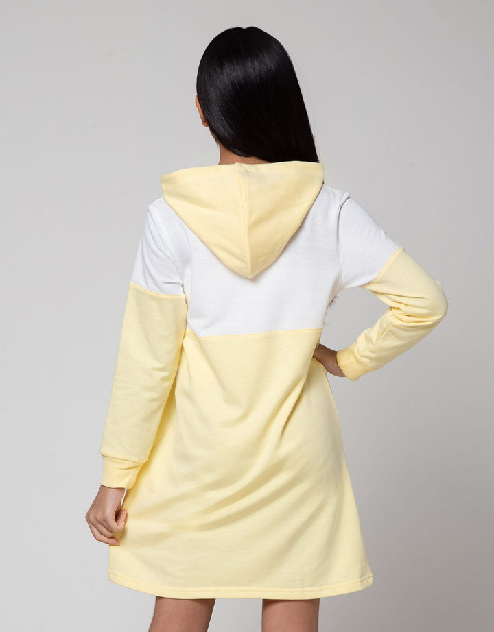 Nevada Long Sleeve Midi Dress Hoodie Aplikasi Cat Friend