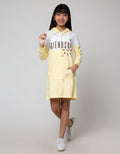 Nevada Long Sleeve Midi Dress Hoodie Aplikasi Cat Friend