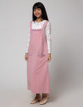 Nevada Long Sleeve Maxi Dress Flower Knit Overalls
