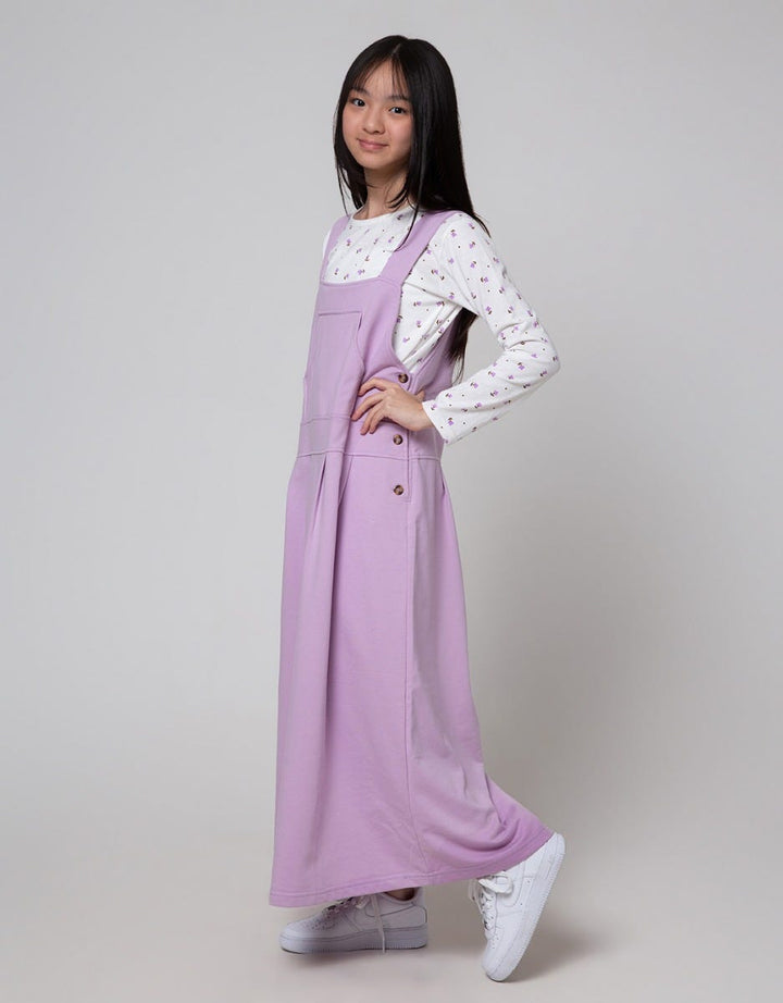 Nevada Long Sleeve Maxi Dress Knit Overall With Daleman