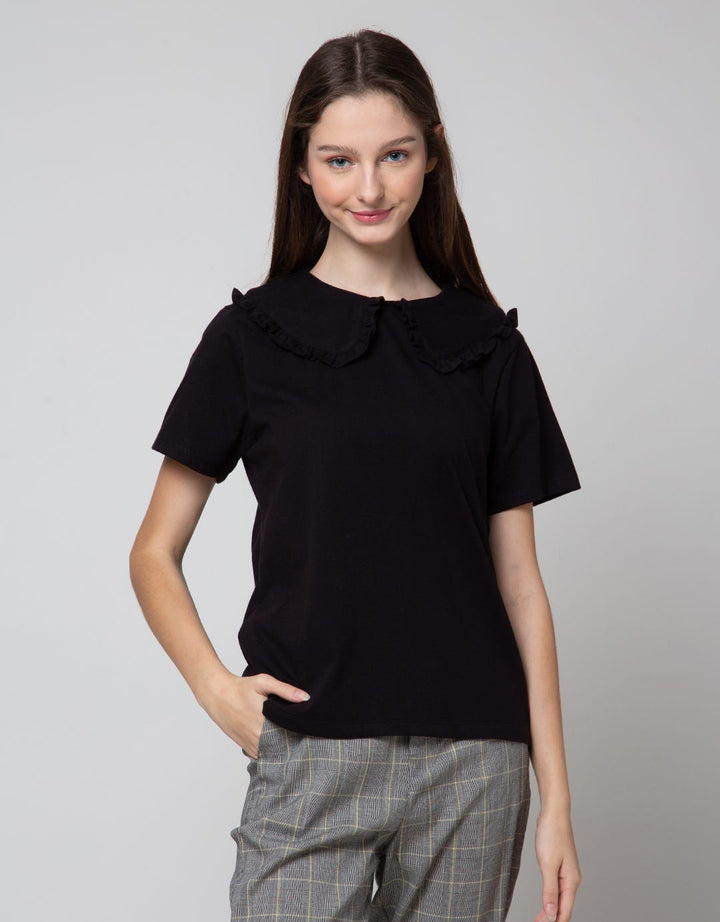 Connexion Short Sleeve T-Shirt W Big Collar