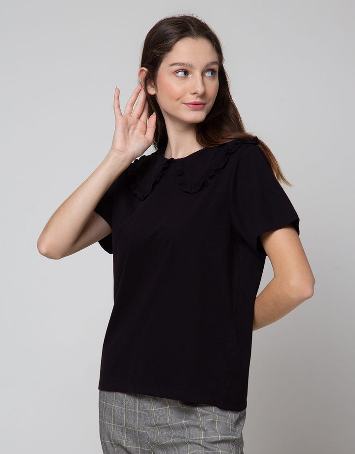 Connexion Short Sleeve T-Shirt W Big Collar