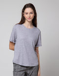 Connexion Short Sleeve T-Shirt Tangan Roll Up Misty
