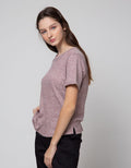 Connexion Short Sleeve T-Shirt Tangan Roll Up Misty