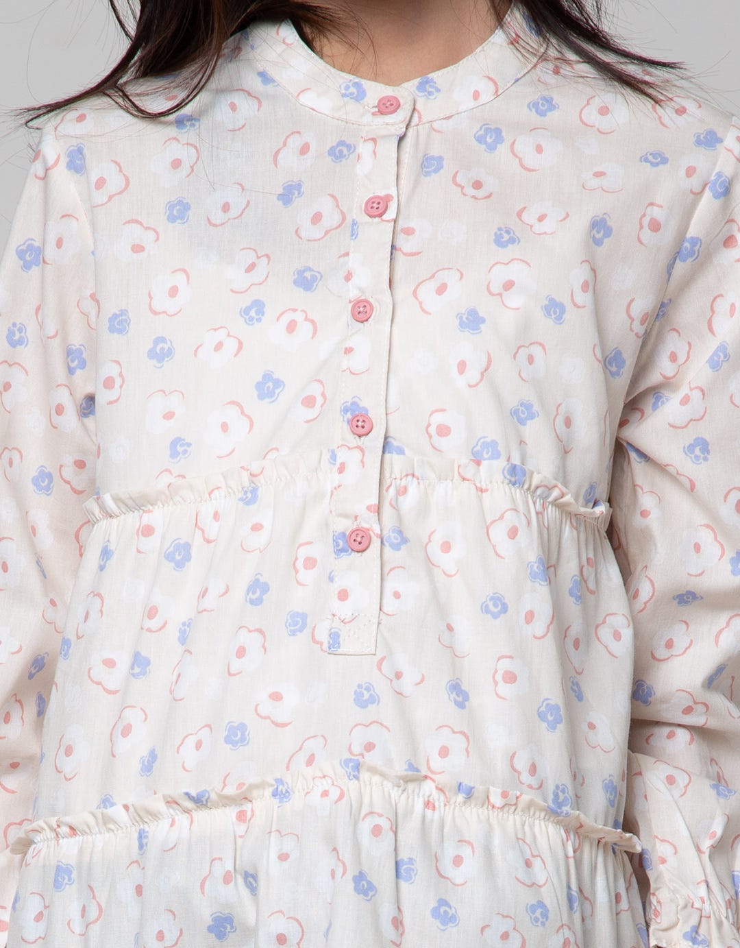 Aero Ruffle Down Girls Shirt