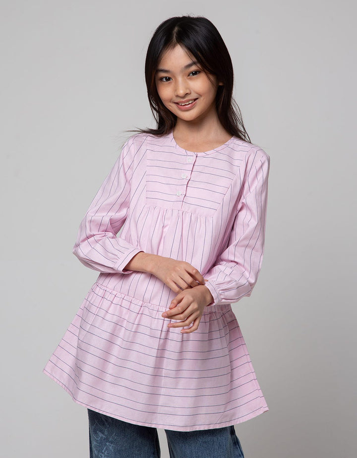 Aero Tunik Pot Kemeja Anak Perempuan