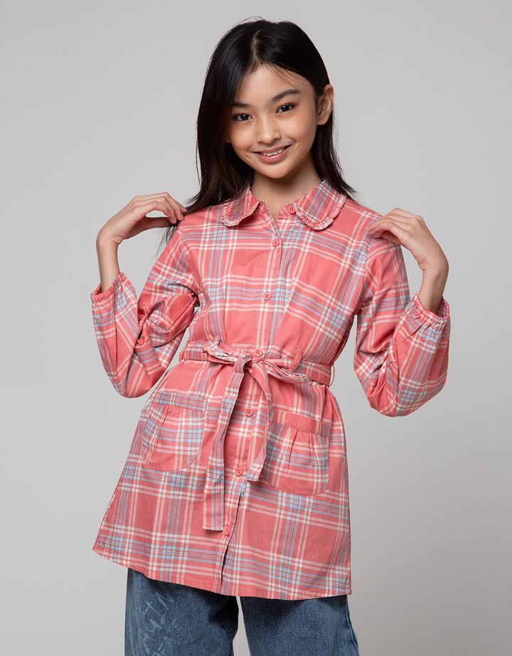 Aero Long Sleeve Shirt Tunic Belt