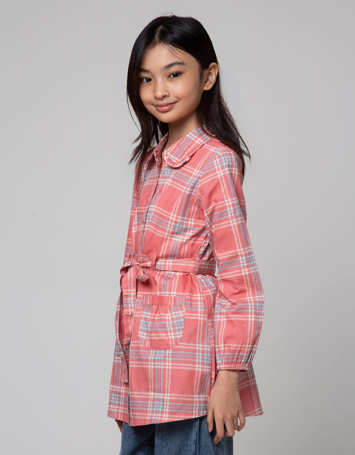 Aero Long Sleeve Shirt Tunic Belt