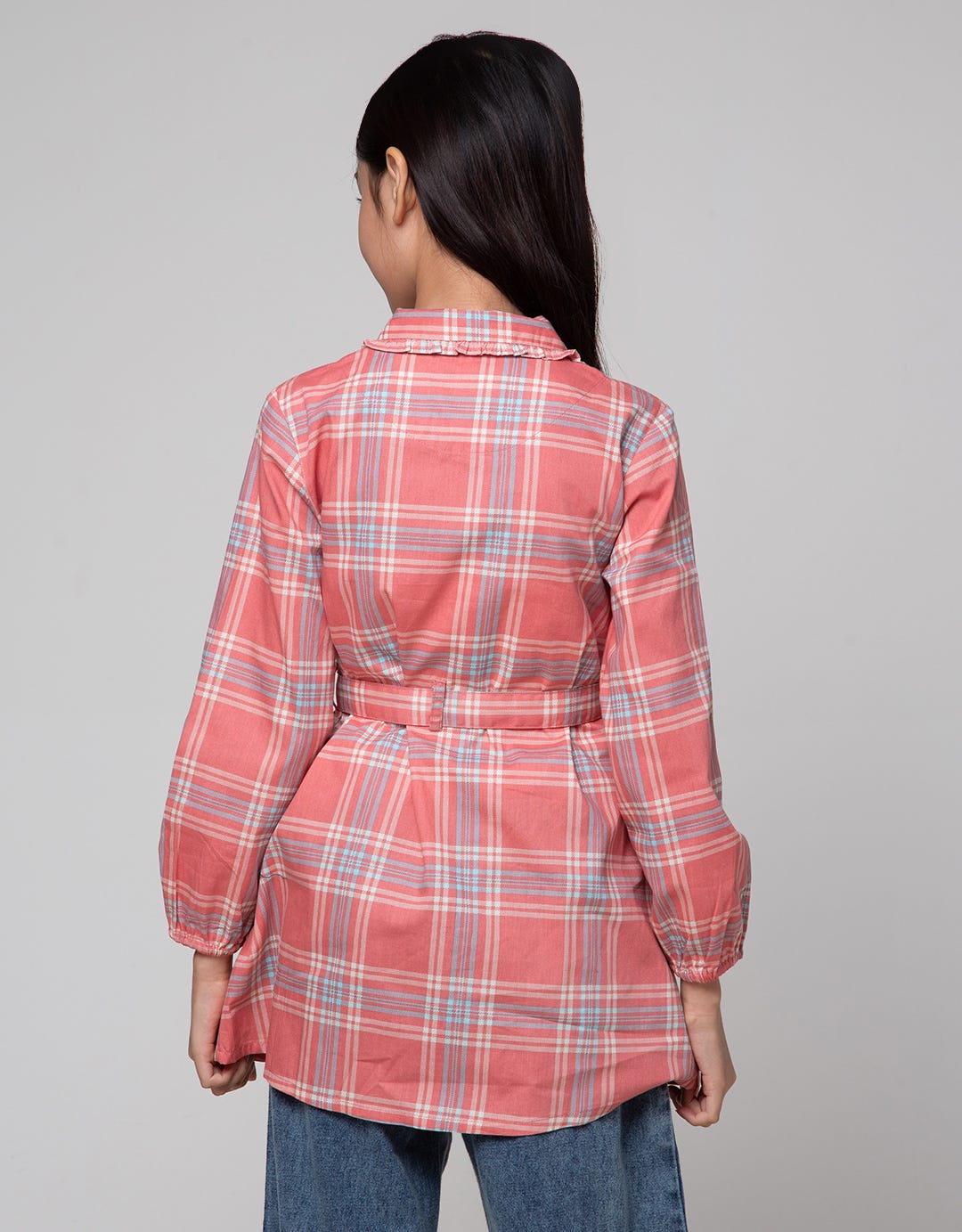 Aero Long Sleeve Shirt Tunic Belt
