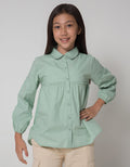 Aero Long Sleeve Shirt Kerut Babydoll