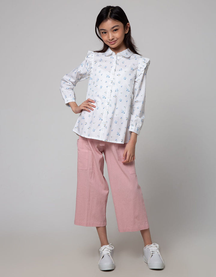 Aero Long Sleeve Shirt Pleated Sleeve