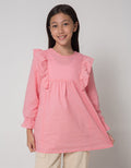 Aero Long Sleeve Shirt Pundak Kerut Tangan Karet