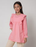 Aero Long Sleeve Shirt Pundak Kerut Tangan Karet