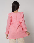 Aero Long Sleeve Shirt Pundak Kerut Tangan Karet