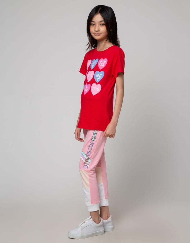 Aero Jogger Cut Sewn Pink Unicorn