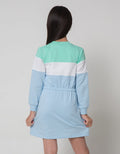 Aero Long Sleeve Midi Dress Cut Sewn Cat Friend