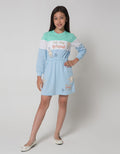 Aero Long Sleeve Midi Dress Cut Sewn Cat Friend
