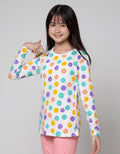 Nevada Smile Print Kaos Anak Perempuan