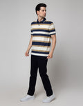 Nevada Jersey Stripe Kaos Polo Pria