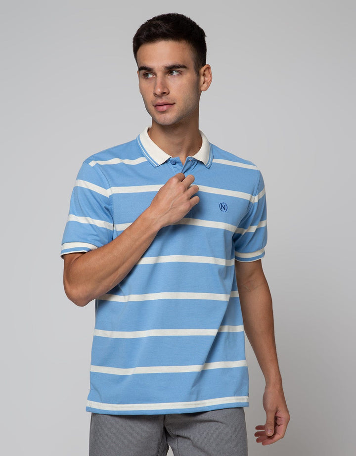 Nevada Short Sleeve Polo Shirt Jersey Stripe