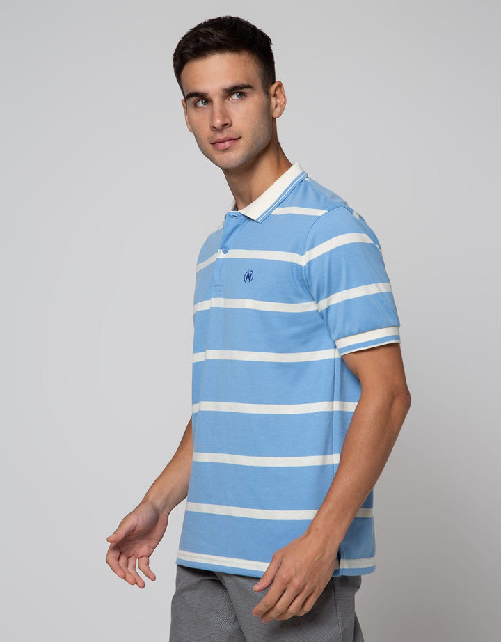 Nevada Short Sleeve Polo Shirt Jersey Stripe