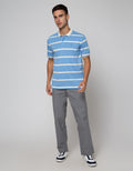 Nevada Short Sleeve Polo Shirt Jersey Stripe