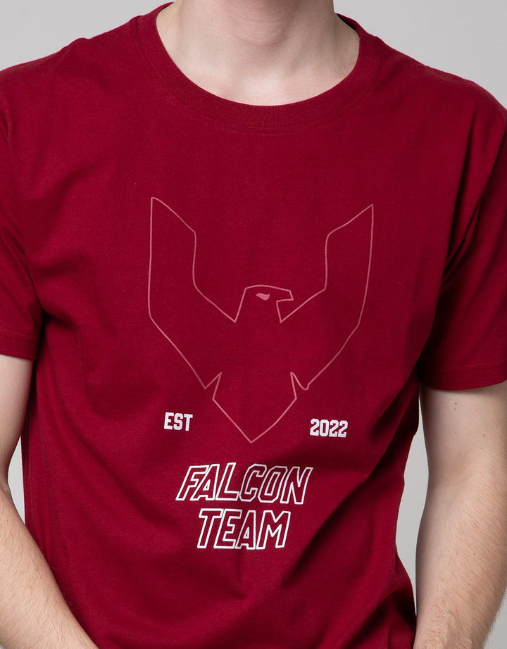 T Zone Short Sleeve T-Shirt Print Falcon