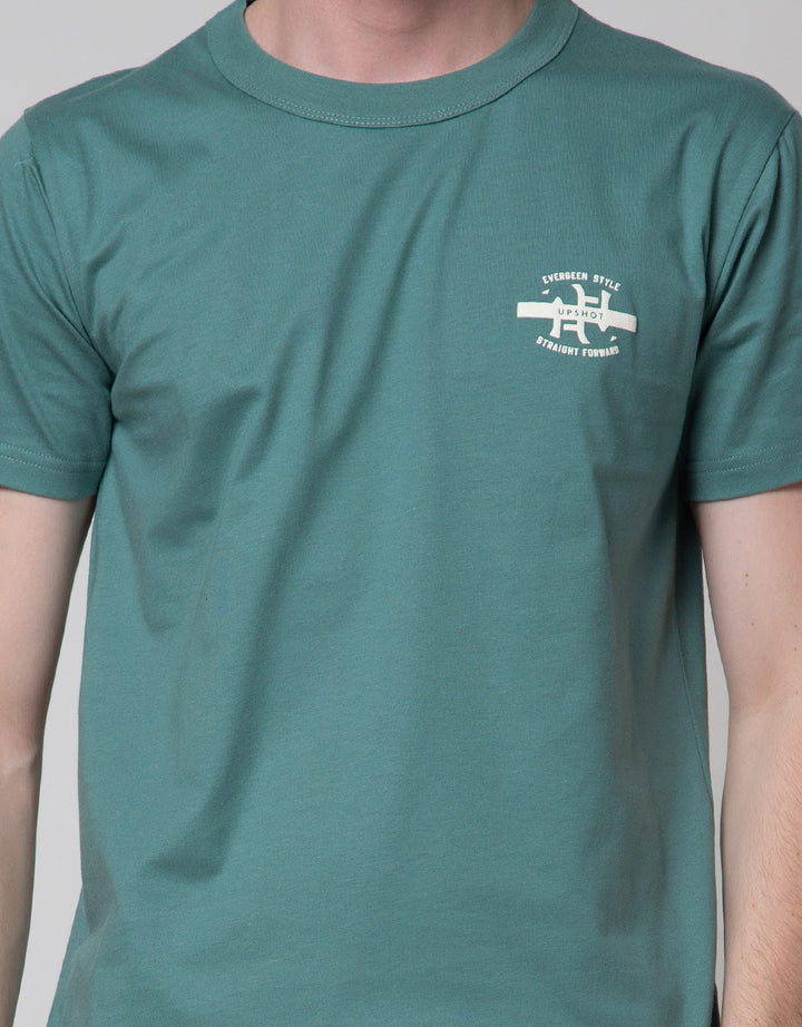 T Zone Short Sleeve T-Shirt Logo Print Rubber