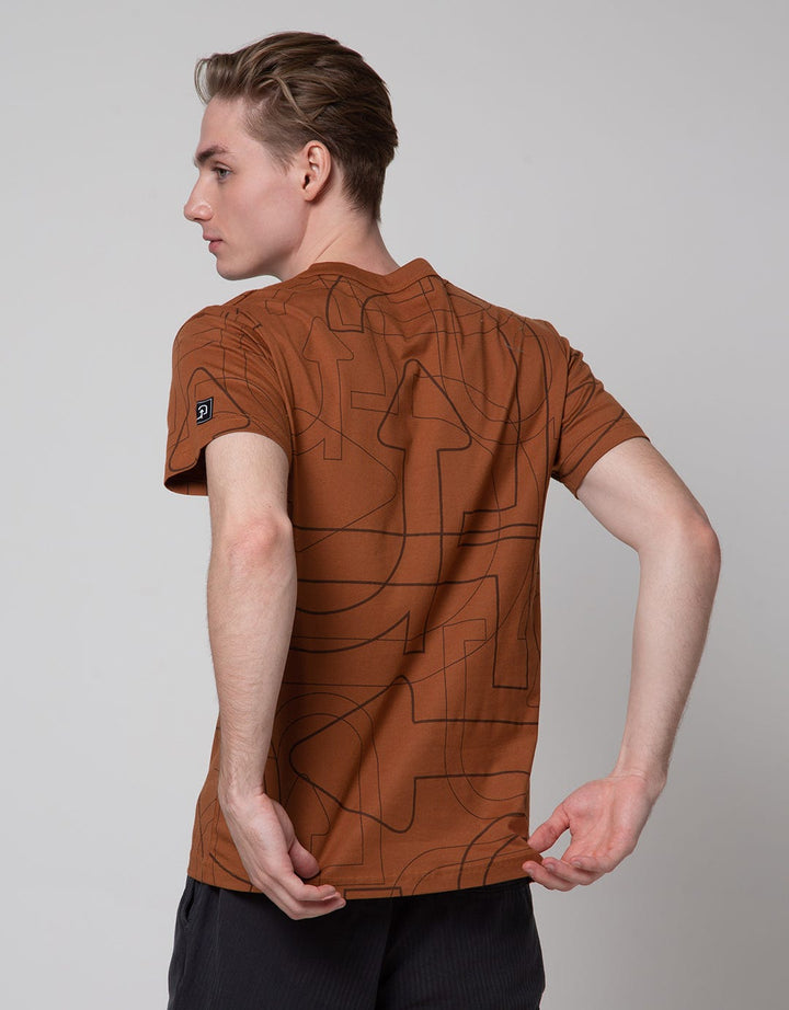 T Zone Short Sleeve T-Shirt Print Upshot Fashion