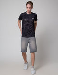 T Zone Short Sleeve T-Shirt Print Upshot Fashion - Digital