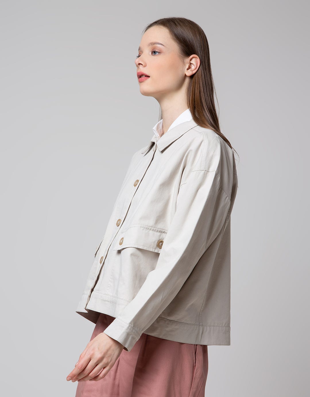 Nevada Solid Woven Women's Jacket
