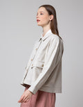 Nevada Solid Woven Jaket Wanita