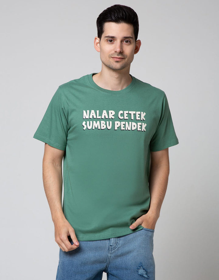 T Zone Short Sleeve T-Shirt Indo Bgt Wording Nalar Cetek