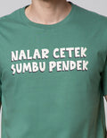 T Zone Short Sleeve T-Shirt Indo Bgt Wording Nalar Cetek