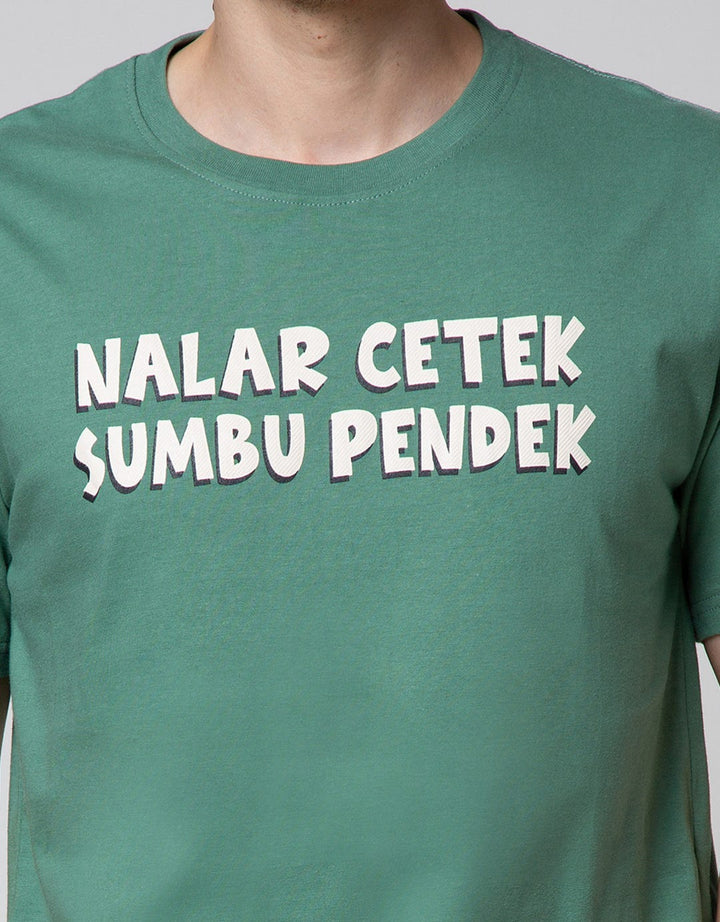 T Zone Short Sleeve T-Shirt Indo Bgt Wording Nalar Cetek