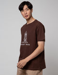 T Zone Short Sleeve T-Shirt Big Size Rocket Space