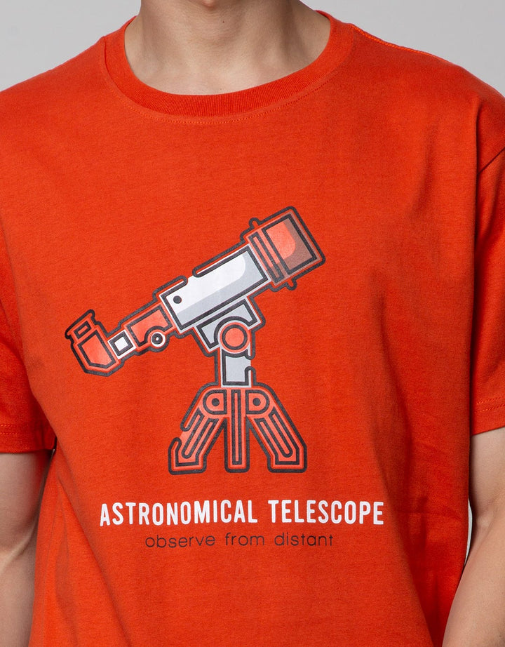 T Zone Short Sleeve T-Shirt Big Size Telescope