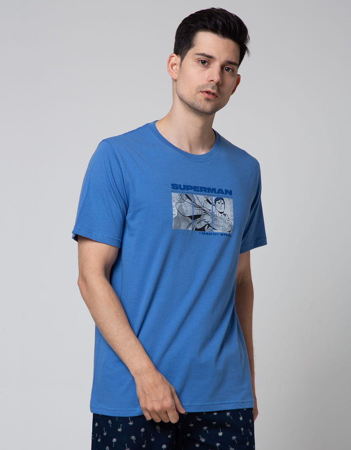T Zone Short Sleeve T-Shirt Wb Superman Screen Print