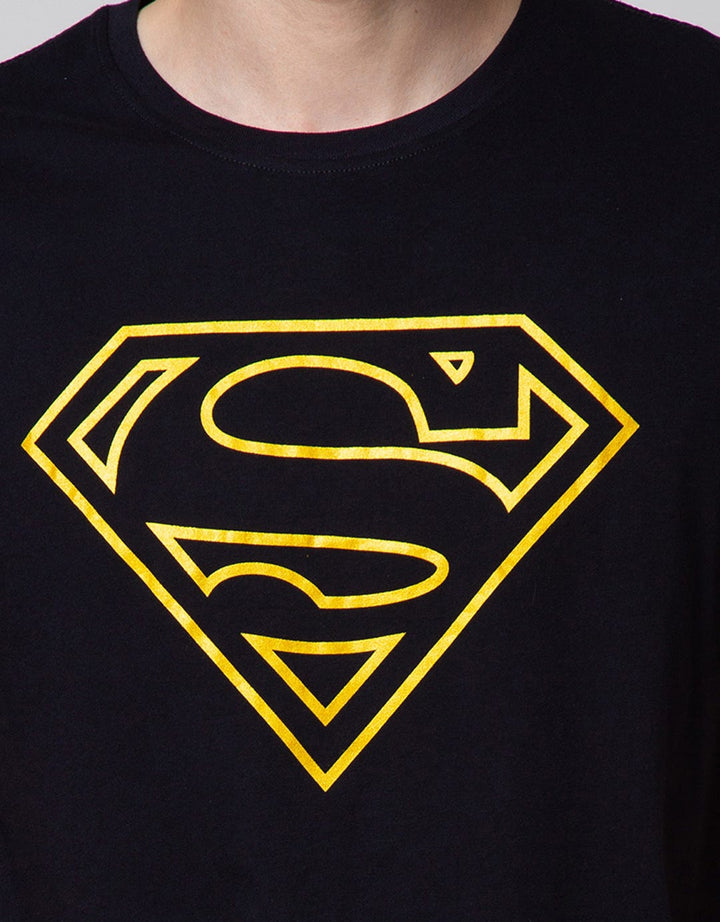 T Zone Short Sleeve T-Shirt Wb Superman Sablon Print
