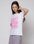 Details Short Sleeve T-Shirt Regular Tee With Flower Print