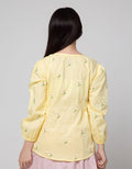 Nevada Long Sleeve Shirt Woven Embro Flower